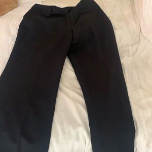 Navy wool Brooks Bros slacks, size 12, belt loops, beautiful fabric